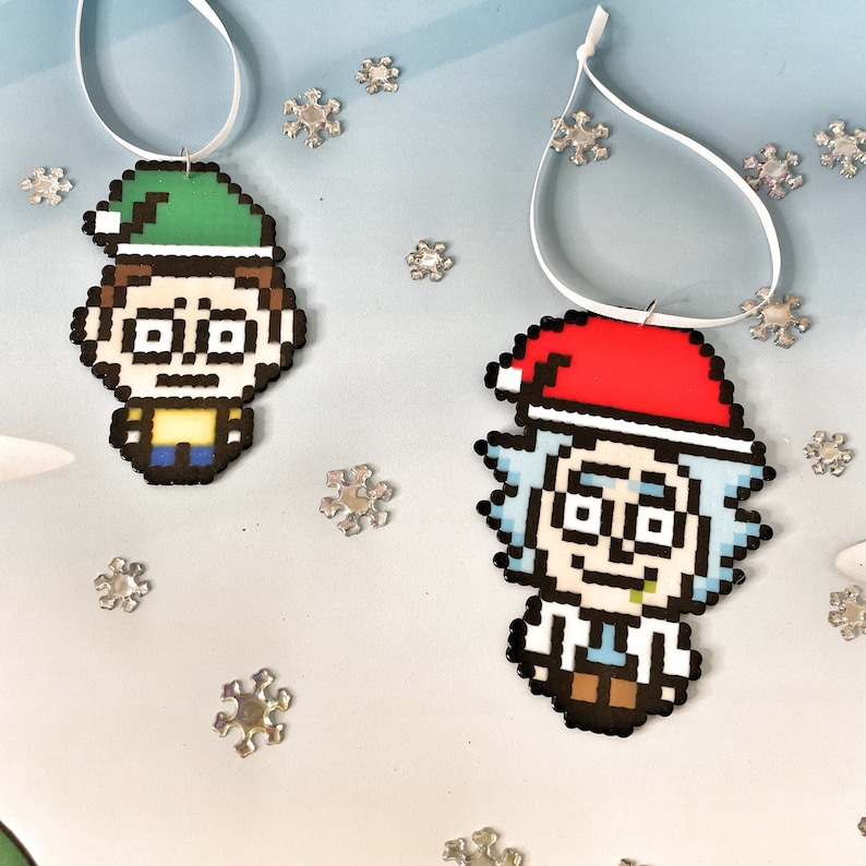Rick and Morty Christmas Decorations Nerdy Tree Ornaments - Etsy