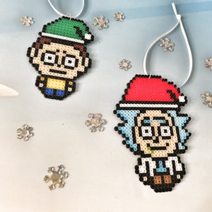 Rick and Morty Christmas Decorations Nerdy Tree Ornaments Video Game ...