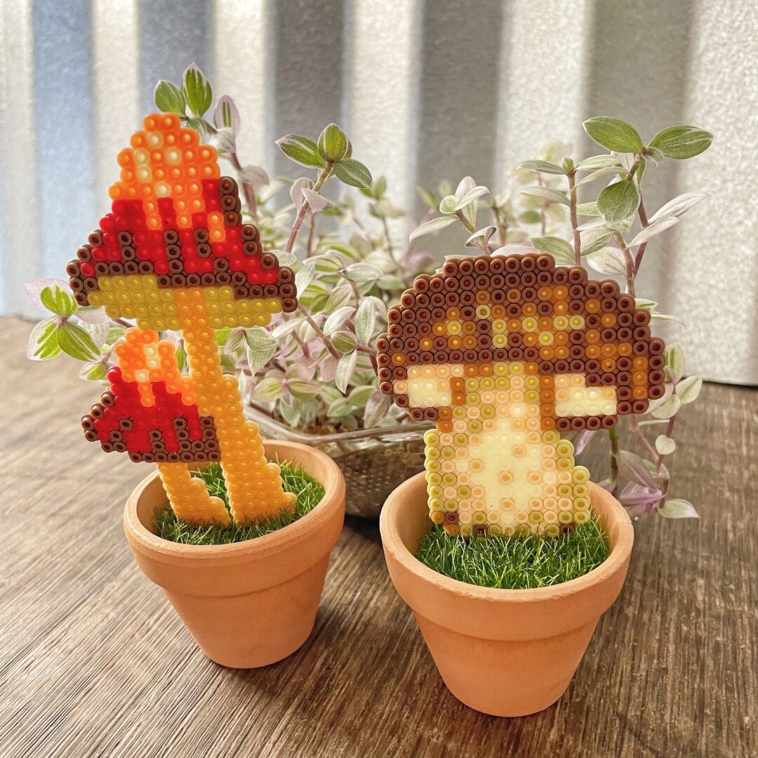 TATEELY 12 Pcs Cactus Mushroom Succulent Plant Embroidered