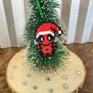 Deadpool Santa Claus Christmas Tree Ornaments | Super Hero Xmas Ornament | Deadpool Xmas, comic book lover, gift for husband brother father