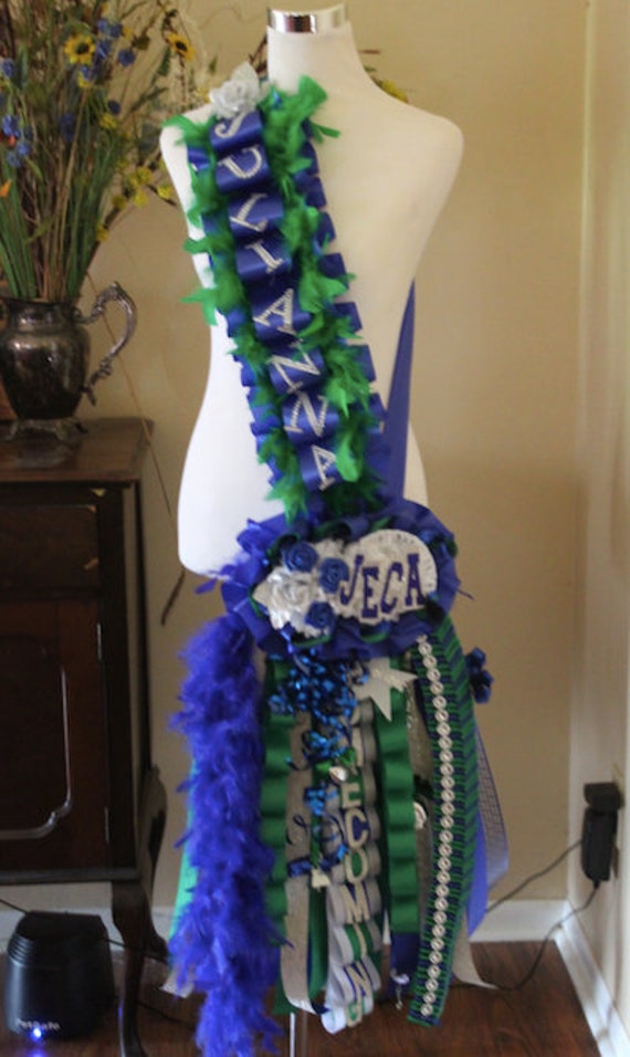 Sash Mum, Homecoming Sash Mum, Sash Mum, Double Sash Mum, Homecoming