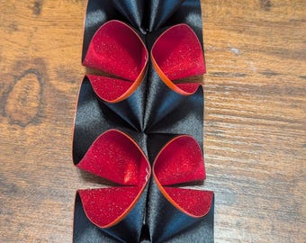 Homecoming Mum Braid, Wonky Ruffle