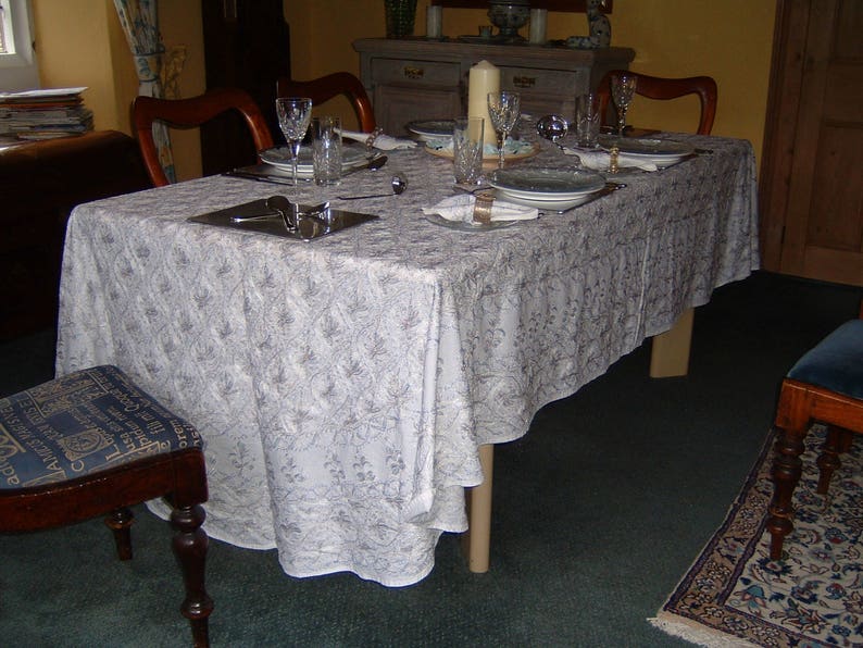 Exquisite Damascus Tablecloths With Matching Napkins. Etsy