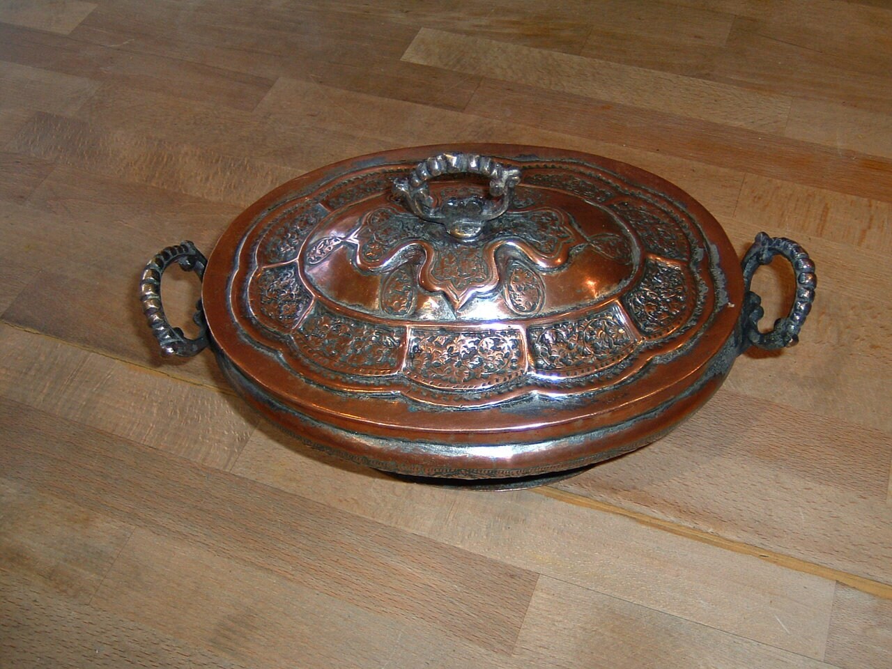 Lot 3 Bols à Nicher En Cuivre Vintage – Déco Cuisine, Style Chalet, état D'occasion