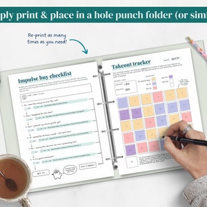 ADHD Planner made by an ADHDer PRINTABLE Adult ADHD workbook, organizer, daily planner, self care & growth mindset pages. Science based. immagine 3