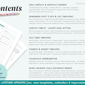 2026 ADHD Printable Planner (forest Green) Daily Focus Friend, Audhd ...