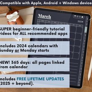 ADHD Digital Planner made by an ADHDer for iPad, Goodnotes Android. Adult ADD daily planner, self care & habit tracker. Science based zdjęcie 5