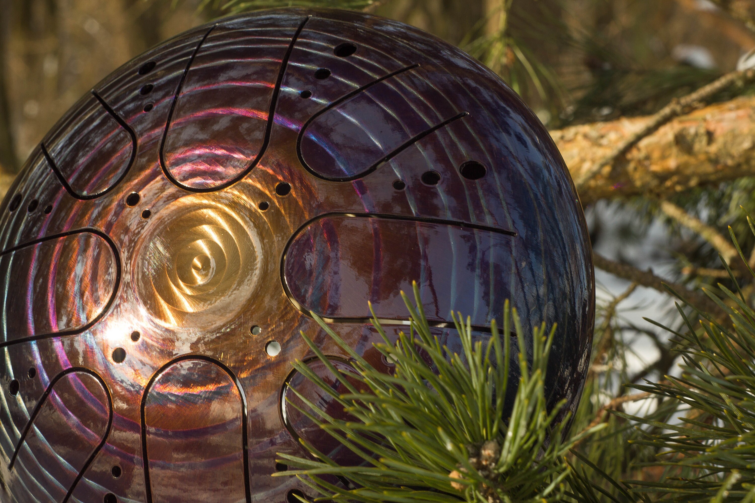 Steel tongue drum 9 / 22cm Kosmosky Etsy