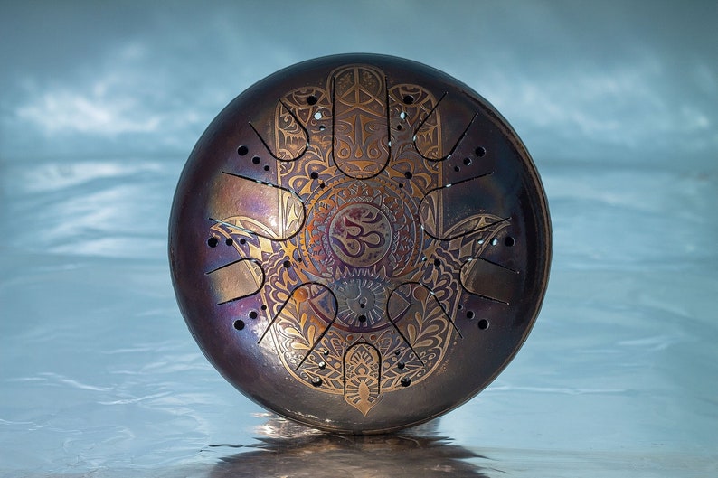 TANK DRUM Handpan Steel Tongue Drum Handpan Drum Steel Drum Etsy