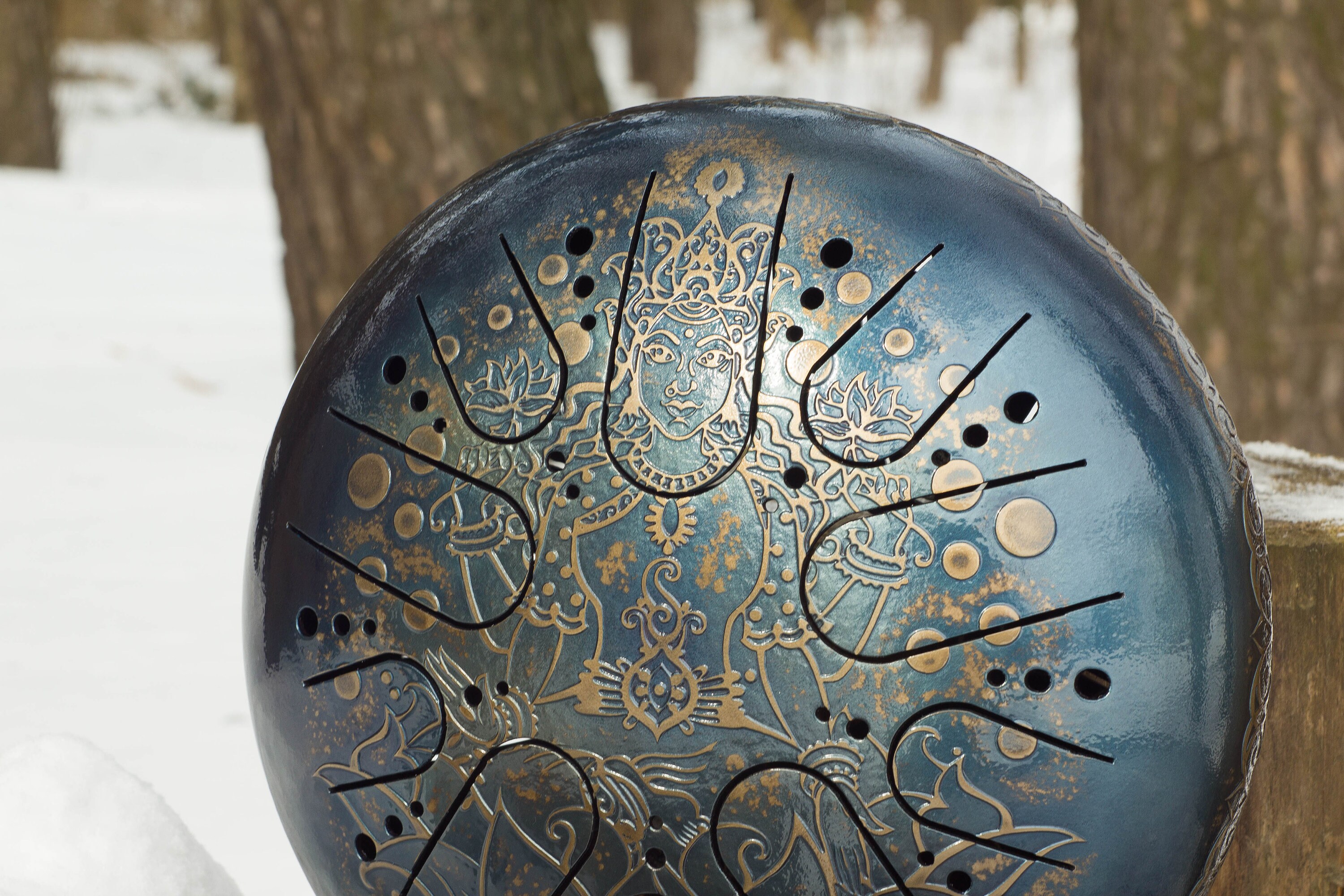 TANK DRUM handpan steel tongue drum handpan drum steel drum Etsy