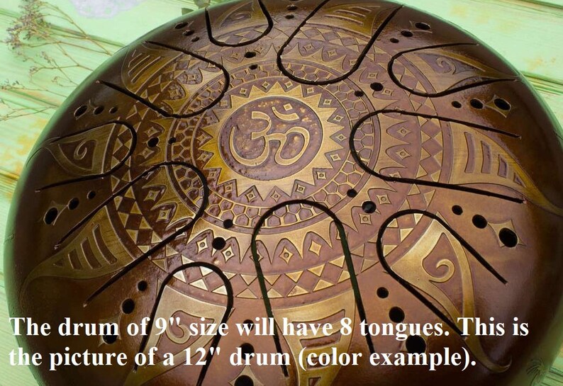 TANK DRUM handpan steel tongue drum handpan drum steel Etsy