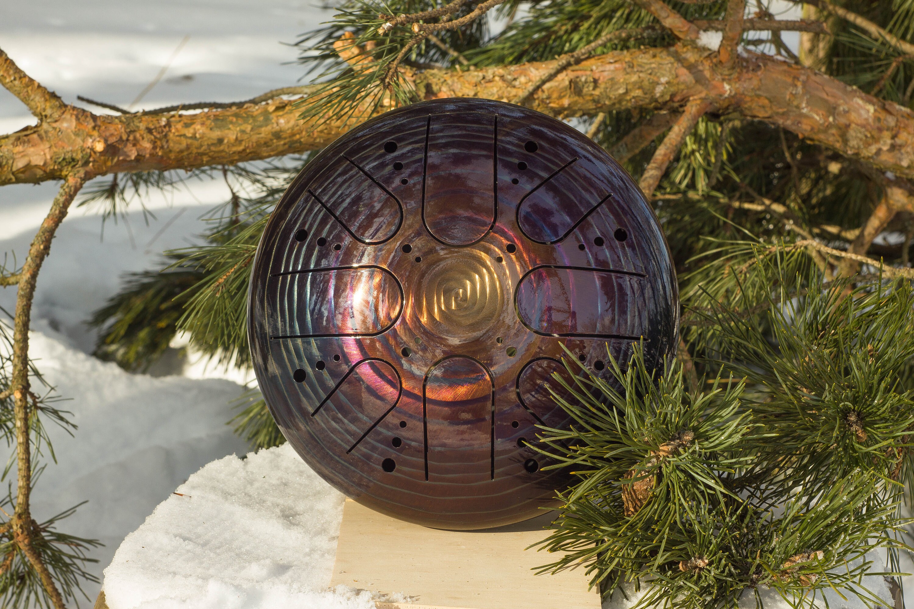 Steel tongue drum 9 / 22cm Kosmosky Etsy