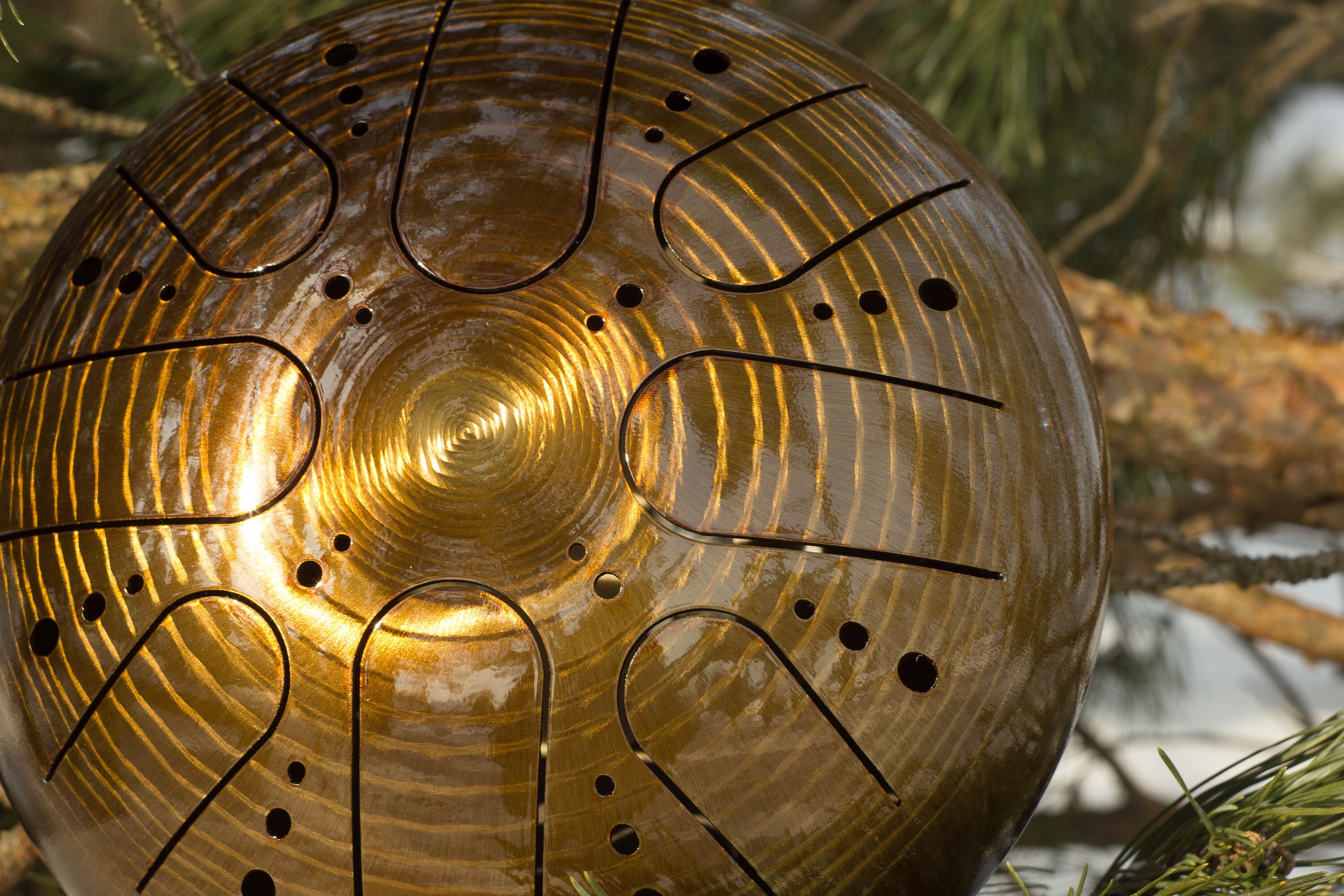 Steel tongue drum 9 / 22cm Kosmosky Etsy