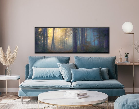 Misty Forest Wall Art, Artwork On Canvas - Ready To Hang