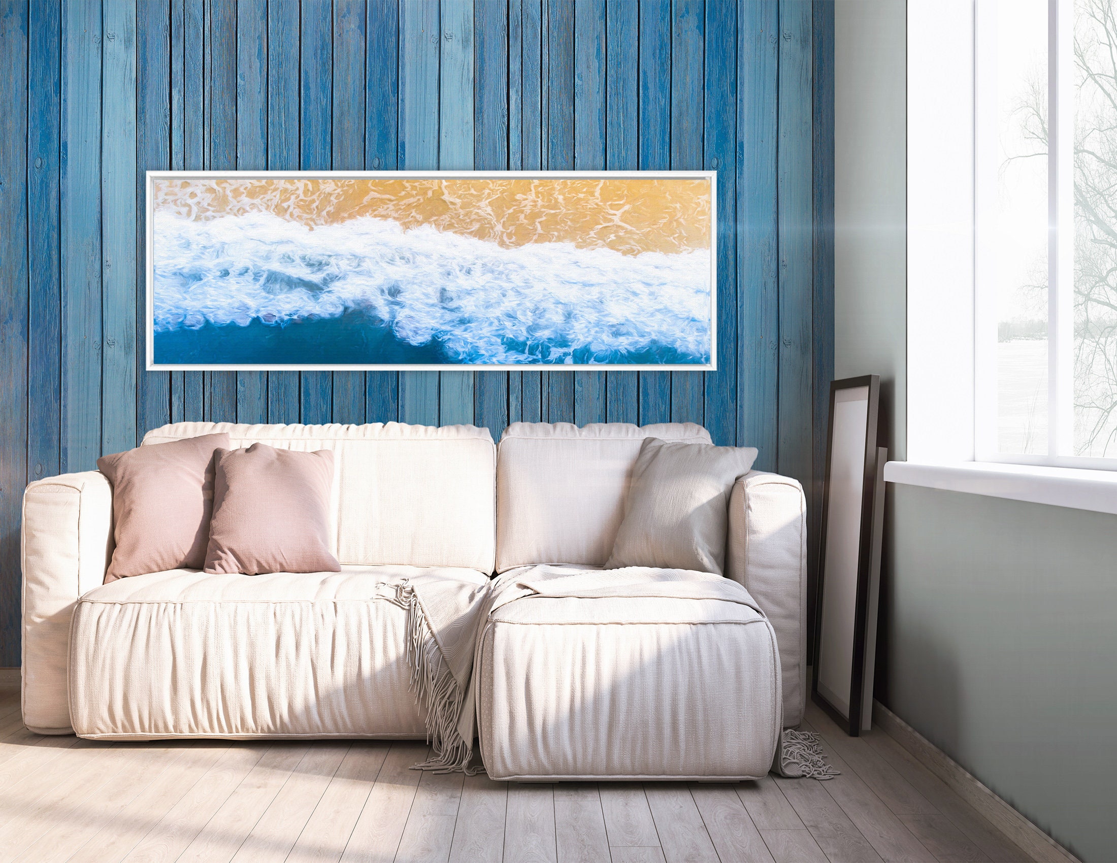 Coastal landscape, large canvas art, landscape painting, large wall art, abstract landscape, oil 