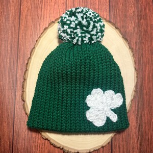 Baby St. Patrick's day hat knit gifts for baby image 3