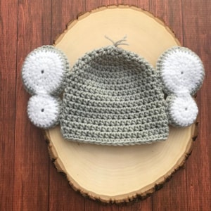 Crochet Elephant Hat: Handmade Baby Costume, Photo Prop