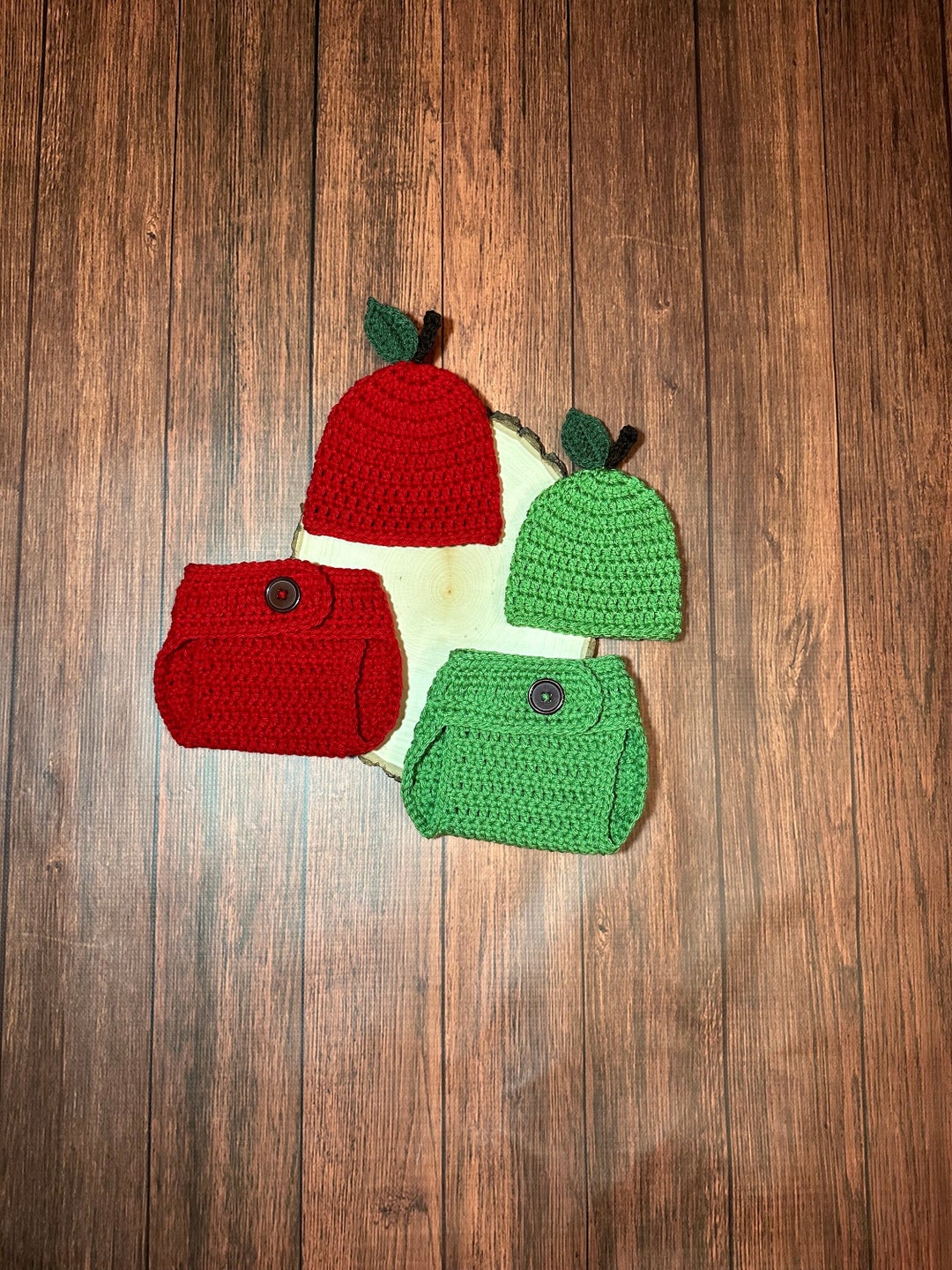 Newborn Apple Outfit Crochet Apple Hat Apple Picking Baby Girl Etsy