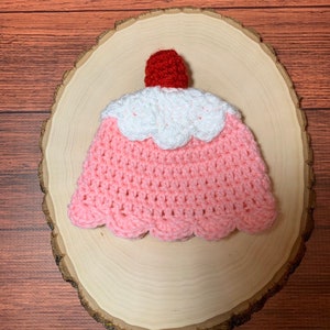 Newborn ice cream outfit crochet baby outfit crochet ice cream baby shower gift newborn photo prop ready to ship image 4