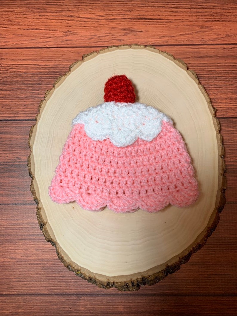 Newborn ice cream outfit crochet baby outfit crochet ice cream baby shower gift newborn photo prop ready to ship image 4