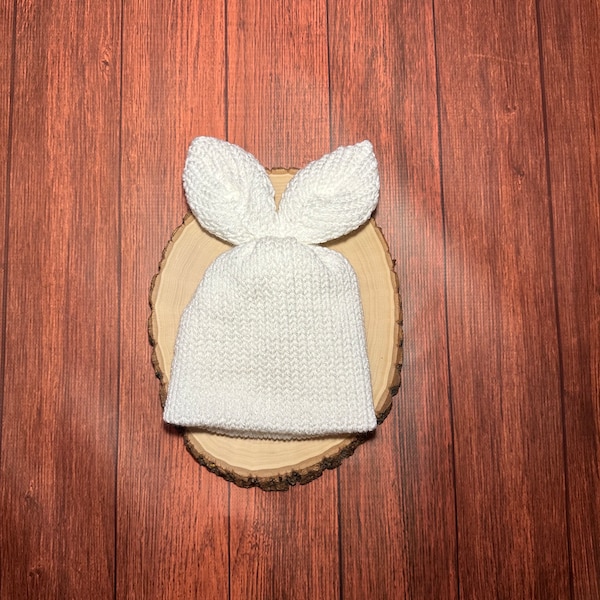 Baby Easter hat knit bunny hat - gifts for baby