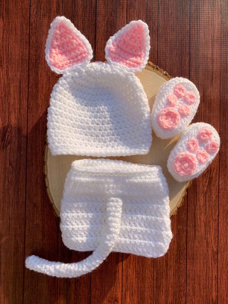 Cat newborn outfit crochet cat newborn set newborn photo Etsy