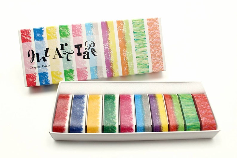 Crayon mt Art Tape 15mm\uff0c Crayon masking tape