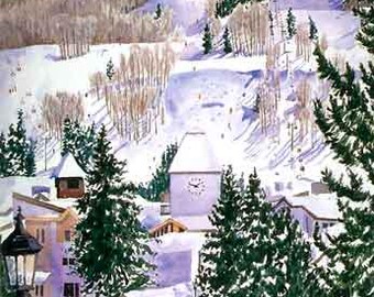 Invierno en Vail - Impresión artística