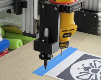 Portalápices CNC Openbuilds completo con lápiz, tornillos de montaje y resortes, listo para usar