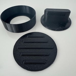 3-Part Burger Press: Durable Hamburger Patty Maker (90mm)