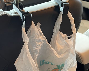 Krok för nackstöd i bilen: Väska, handväska, klädhängare (2 st)