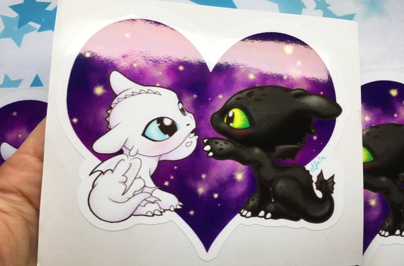 Fury Love Light Fury Toothless Luminous Fury Toothless Fanart Etsy