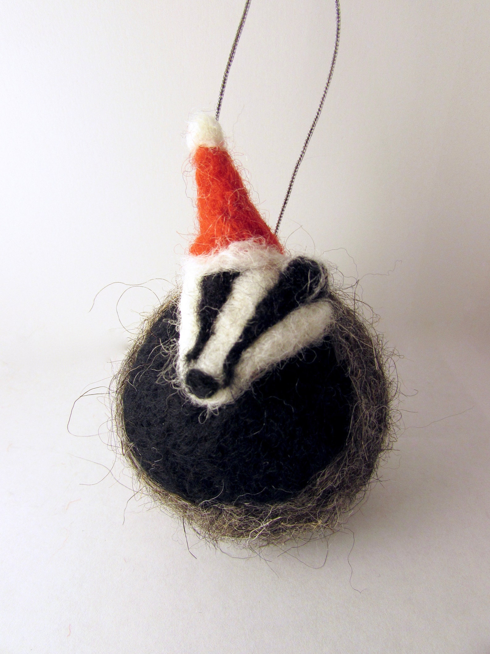 Badger Christmas Ornament 