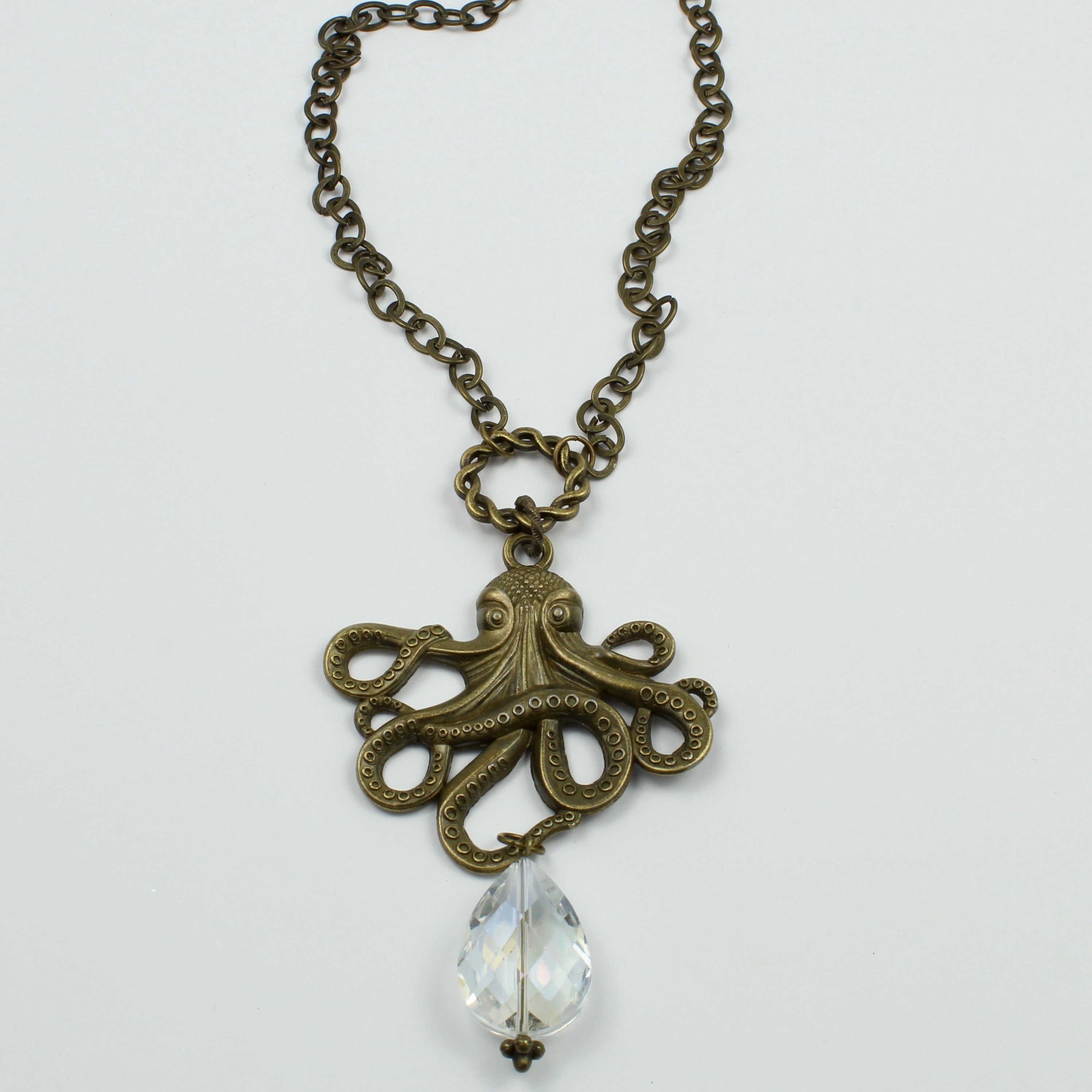 Octopus necklace Octopus jewelry Octopus gifts One of a Etsy