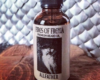 Allfather | Sage, Oak, Earth, Sea Salt |  Beard Oils of the Gods Collection, Nature Gift, Gift for Him, Father's Day Gift for Husband, Grad