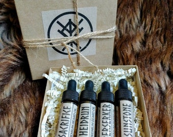 Premium Viking Beard Oil Sampler Pack | Sample Kit