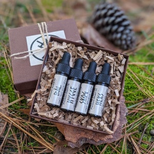 Norsk Collection Sampler | Viking Beard Oil | Beard Gift Set, Unique Beard Oil, Beard Care, Men's Grooming, Viking Gift, Norse Pagan Gift