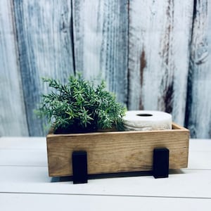 Toilet Paper Holder | Toilet Paper Storage | Toilet Paper Holder | Bathroom Decor | Back of Toilet Box | Bathroom Storage Box