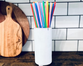Plastic Straw Dispensers-Storage/Pencil Holder