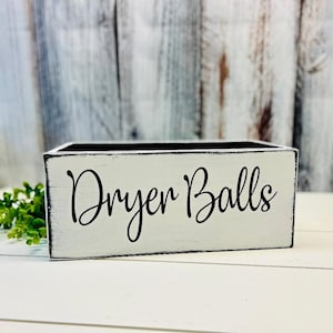 Dryer balls, farmhouse laundry room, boho laundry room, storage, Dryer balls storage,laundry room decor, dryer ball bin,dryer ball container