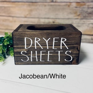 dryer sheets, farmhouse, dryer sheets box cover, fabric softner storage, dryer sheets storage,laundry room decor, laundry room, 160 count