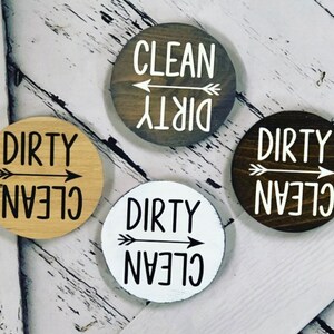 Cat Unicorn Dishwasher Magnet - Clean/Dirty Sign With Adhesive For Non-Magnetic Surfaces - View #11