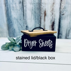 Dryer sheets, dryer sheets box, laundry sheet storage,laundry room decor, dryer sheets storage, fabric softner storage
