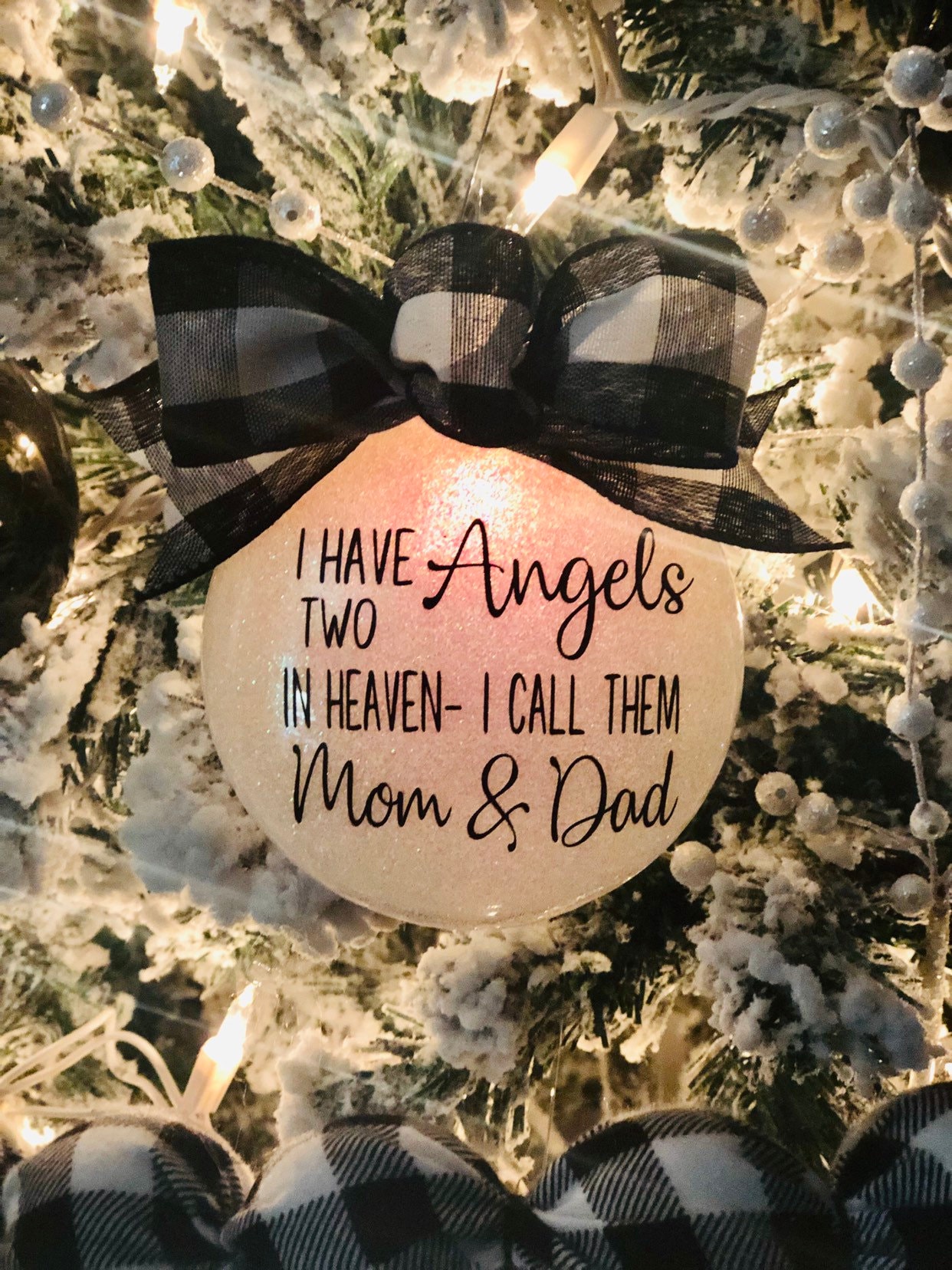 Merry christmas mum and dad hotsell in heaven