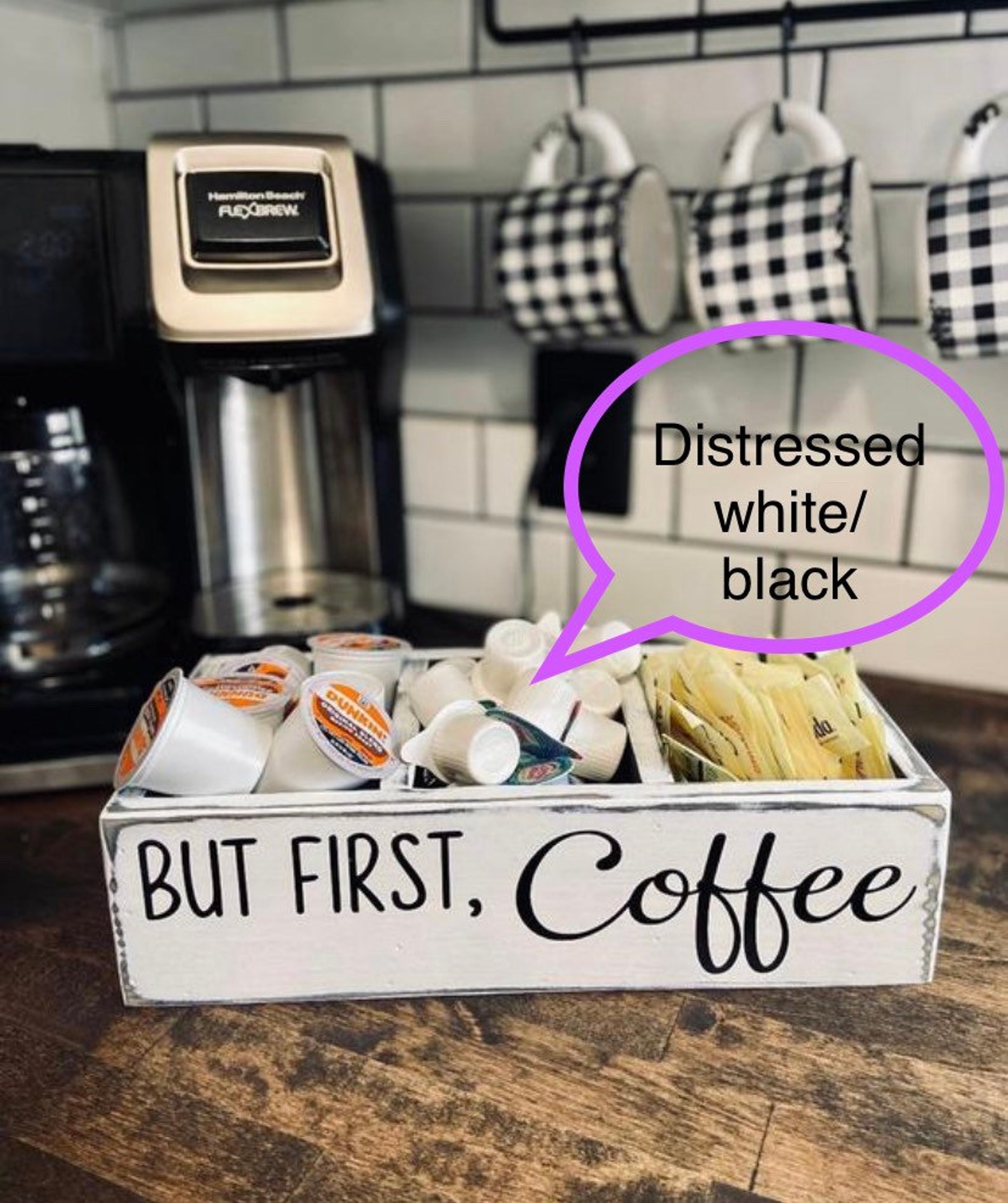 Coffee Bar Pod Storage Coffee Bar Storage Kitchen Storage Etsy