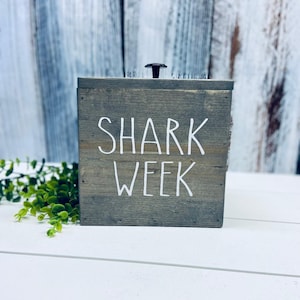 Shark week, tampoon storage, bathroom storage, tampoon organizer, Feminine storage, pad storage, bathroom organizer,farmhouse bathroom, boho