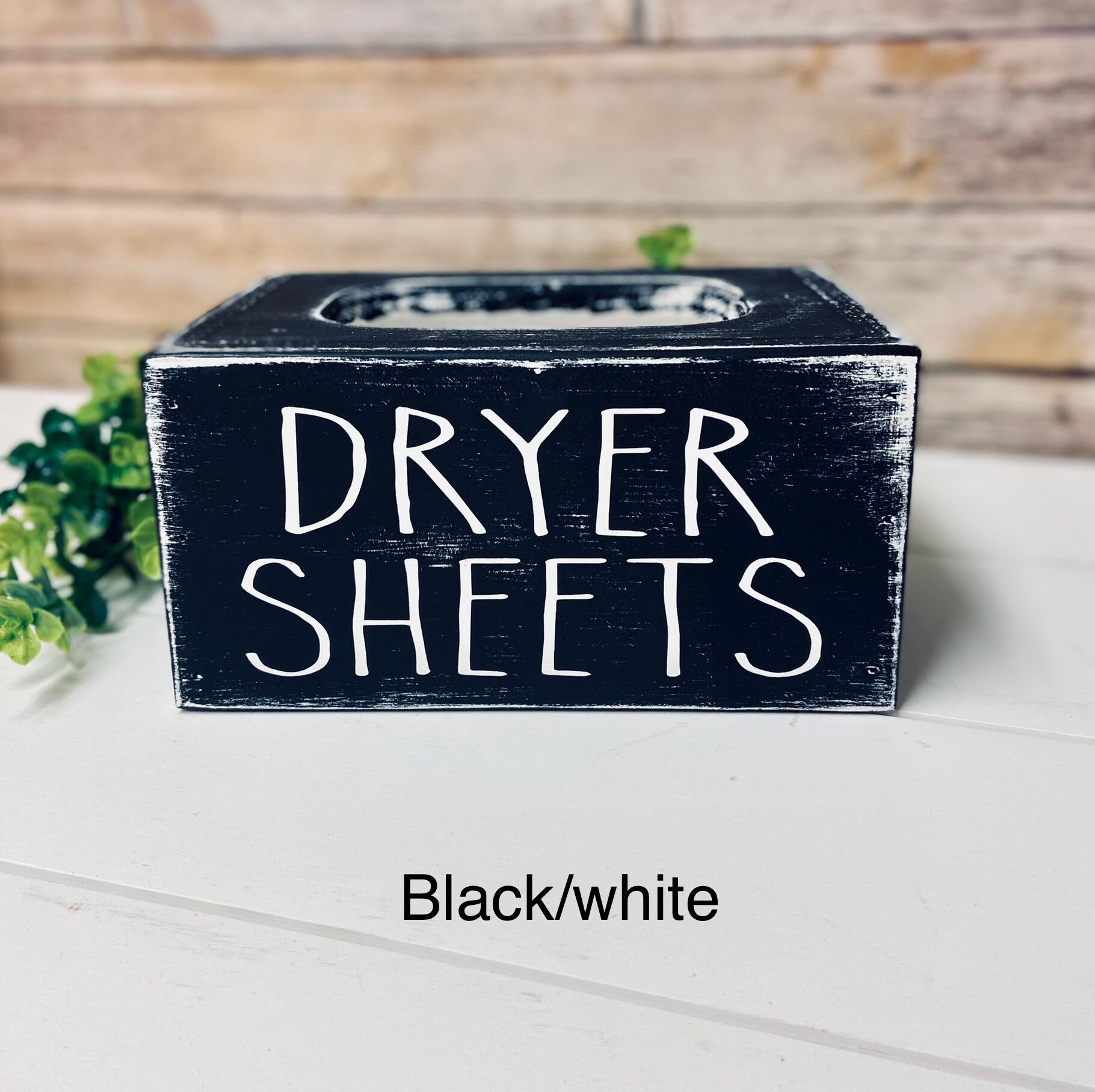 Dryer Sheets Farmhouse Dryer Sheets Box Cover Fabric Etsy