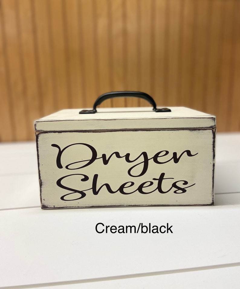 Laundry Sheets Farmhousedryer Sheets Box Laundry Sheet Etsy