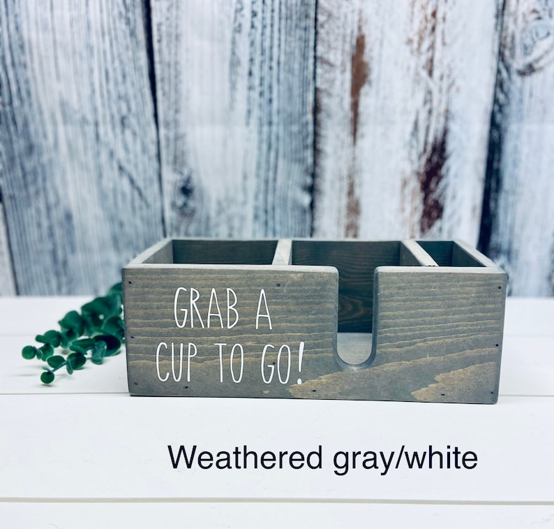 Hot Cup Holder Coffee Bar Decor Disposable Coffee Cup Etsy