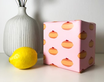 Pink Doughnut Gift Wrap